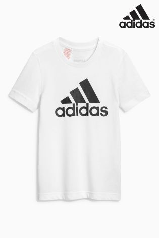 adidas Essential White Logo T-Shirt